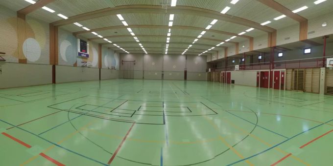 Die Sporthalle in Wolhusen. Wolhusen