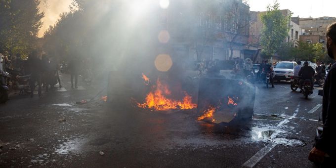 Proteste in Teheran.