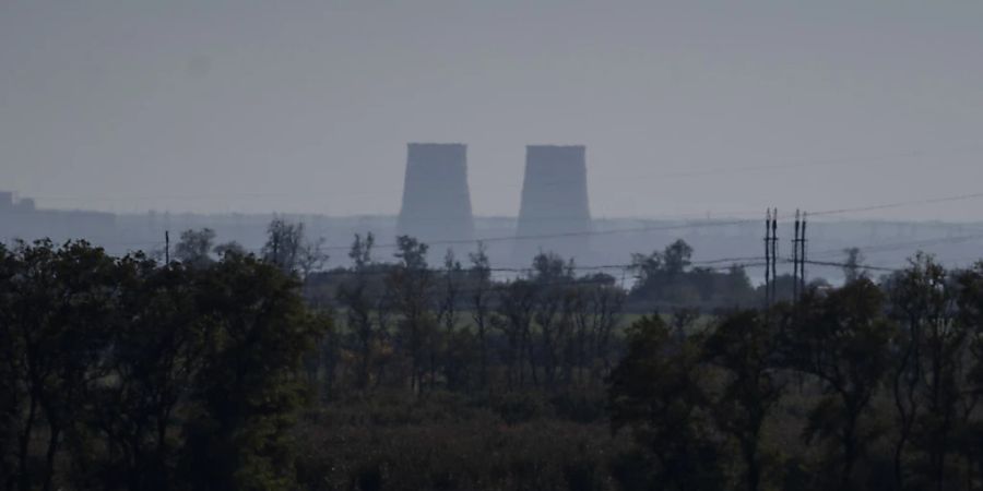 ARCHIV - Das Kernkraftwerk Saporischschja ist aus einer Entfernung von etwa zwanzig Kilometern zu sehen. Foto: Leo Correa/AP/dpa