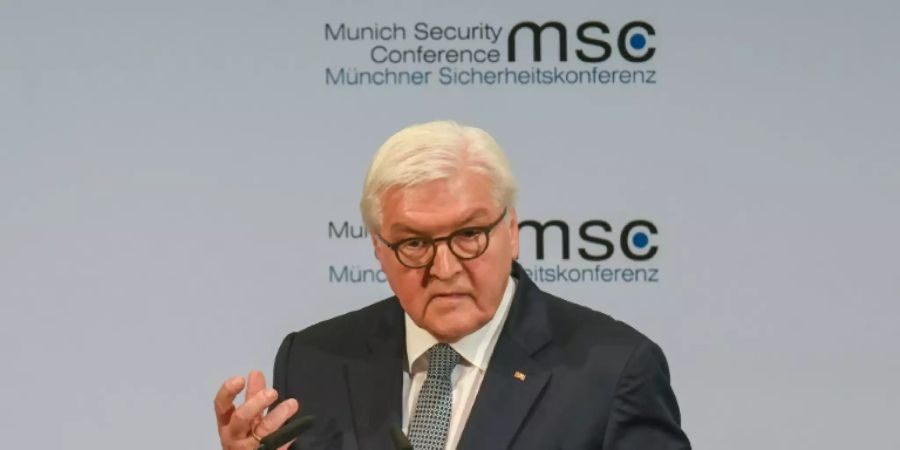 Steinmeier bei seiner Eröffnungsrede in München