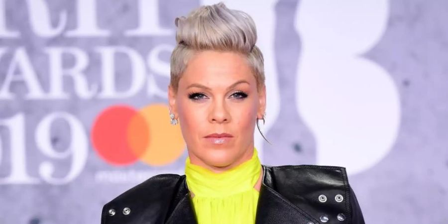 Sängerin Pink bei den Brit Awards 2019. Foto: Ian West/PA Wire/dpa