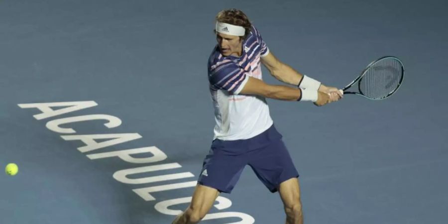 Siegreich in Acapulco: Alexander Zverev. Foto: Rebecca Blackwell/AP/dpa