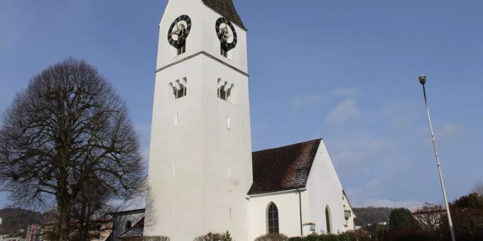 Die Kirche in Unterkulm. Die Kirche in Unterkulm.