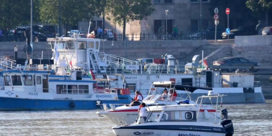 Bergungseinsatz nach Schiffsunglück auf der Donau