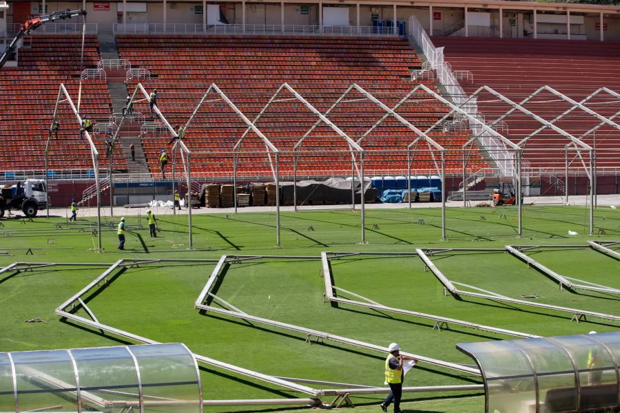 Das Estádio do Pacaembu in São Paulo wurde umgebaut.