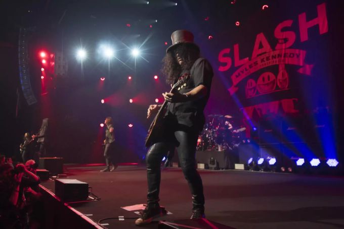 Slash trat am 1. Juli in Montreux auf. Montreux Jazz Festival