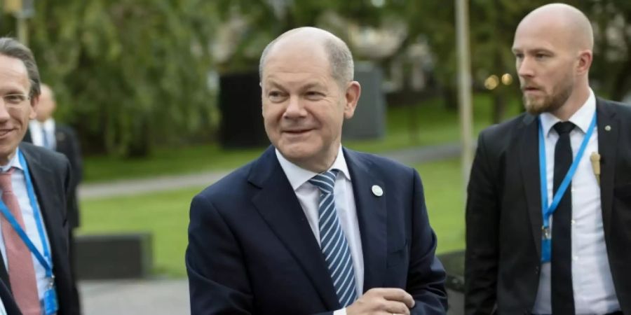 Bundesfinanzminister Scholz in Helsinki