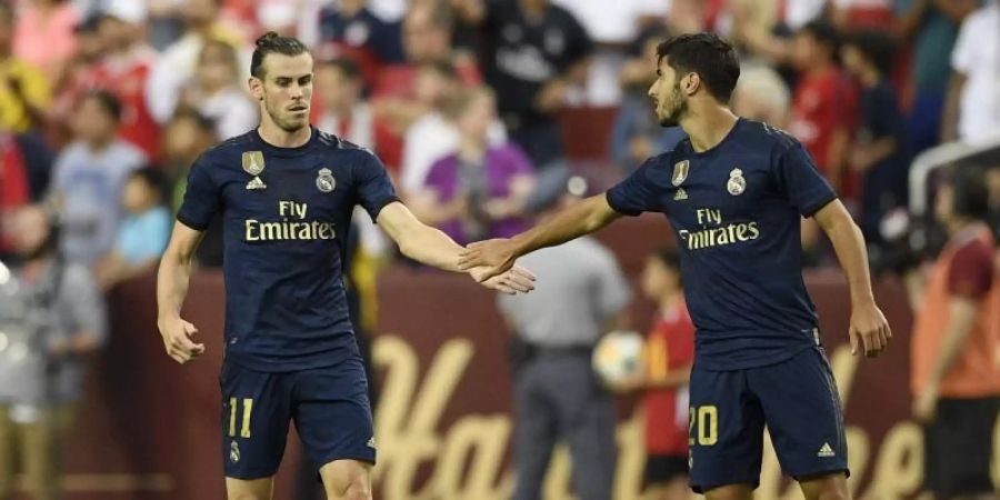 Bleibt er oder geht er? Die Zukunft von Gareth Bale (l) bei Real Madrid ist ungewiss. Foto: Nick Wass/AP
