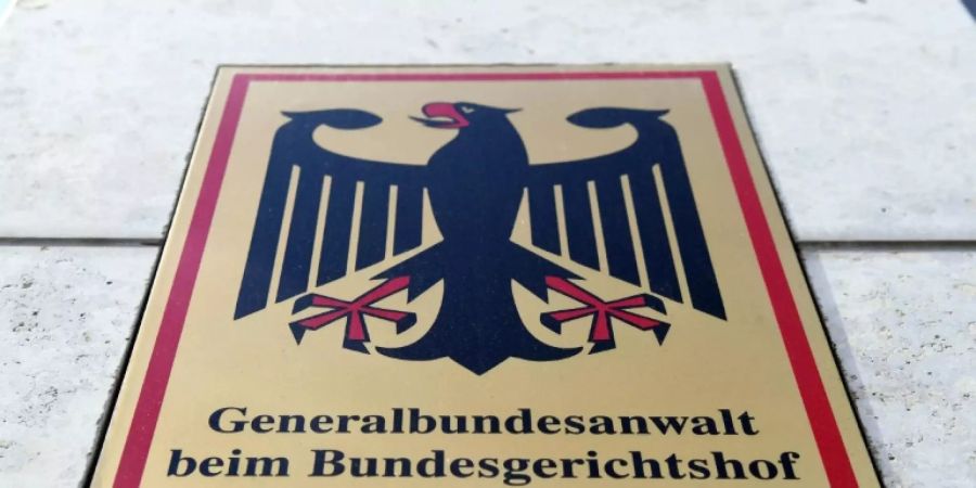 Hinweisschild in Karlsruhe