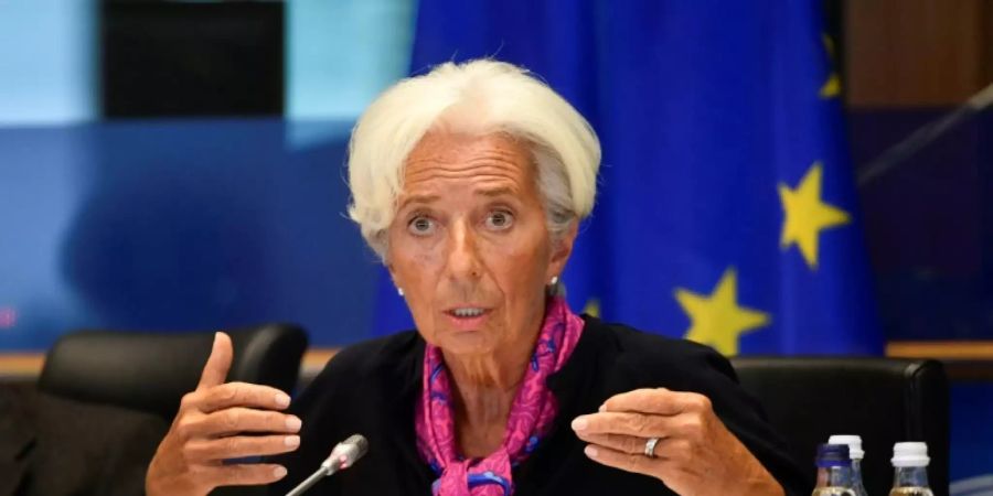 Christine Lagarde im EU-Parlament in Brüssel