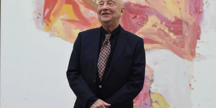 Georg Baselitz hat der Münchner Pinakothek der Moderne sechs Riesengemälde und eine Skulptur geschenkt. Foto: Felix Hörhager