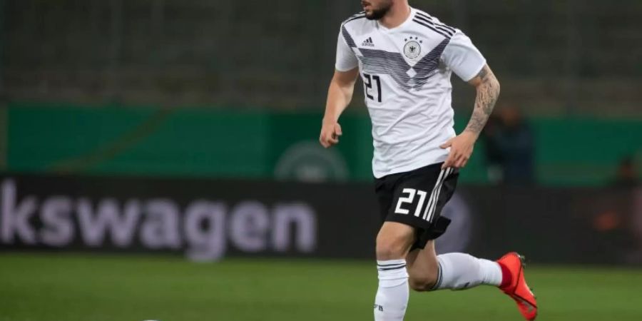 Steht nach seinen zwei Toren im EM-Spiel der deutschen U21 gegen Dänemark im Fokus: Marco Richter. Foto: Bernd Thissen