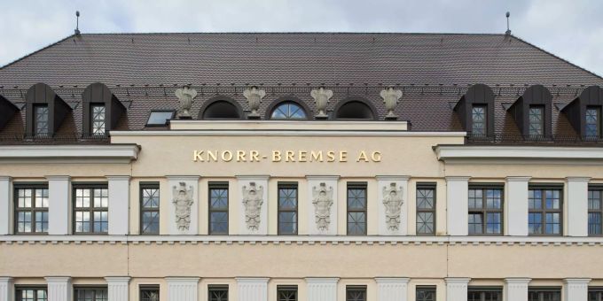 Das Firmengebäude von Knorr-Bremse in München. Knorr-Bremse