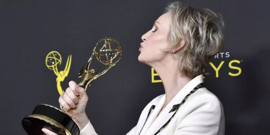 Jane Lynch wurde in der Kategorie "herausragende Gastdarstellerin" in der Serie "The Marvelous Mrs. Maisel" ausgezeichnet. Foto: Richard Shotwell