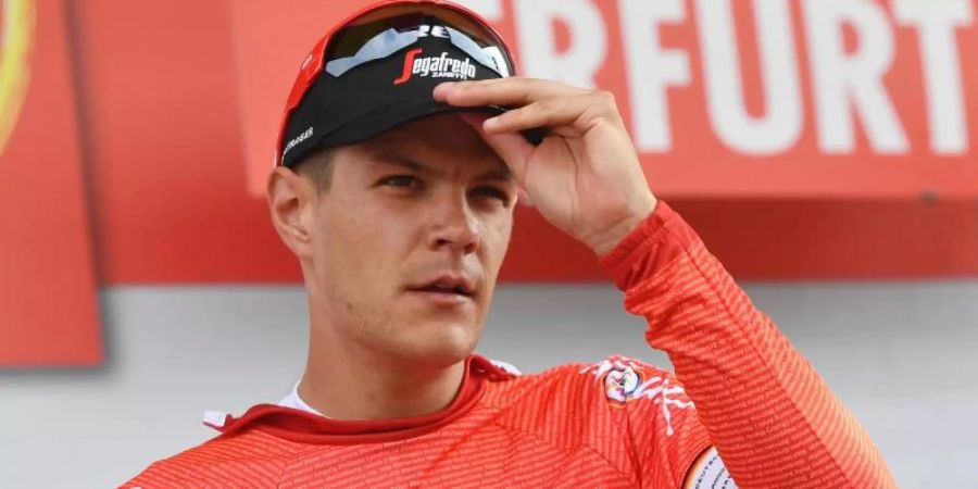 Hat sich den Sieg der Deutschland Tour gesichert: Der Belgier Jasper Stuyven. Foto: Bernd Thissen
