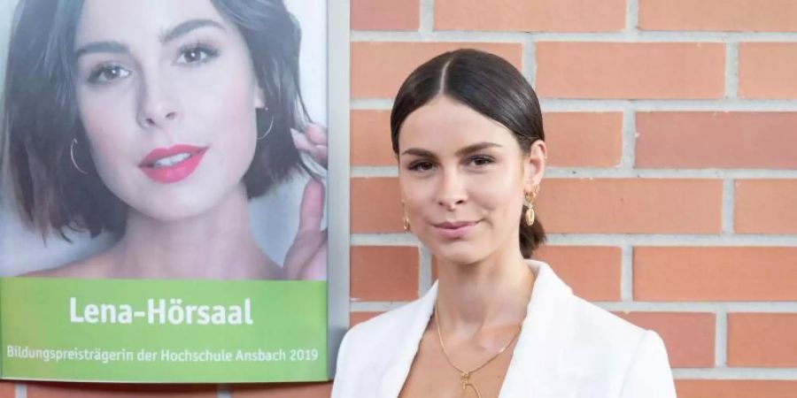 Lena Meyer-Landrut bei der Einweihung des «Lena-Hörsaals». Foto: Daniel Karmann