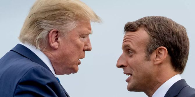 Emmanuel Macron Donald Trump