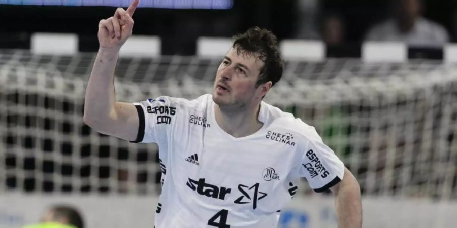 Domagoj Duvnjak hat seinen Vertrag beim THW Kiel bis 2022 verlängert. Foto: Frank Molter