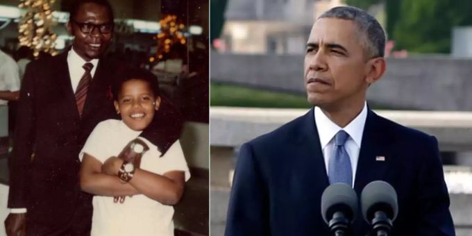 Barack Obama Teilt Trauriges Foto Mit Papi