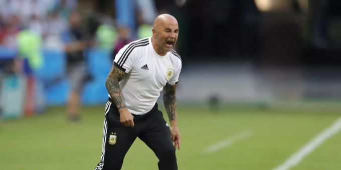 Jorge Sampaoli war mit Argentinien an der WM 2018, nun trainiert er Olympique Marseille. Olympique Marseille