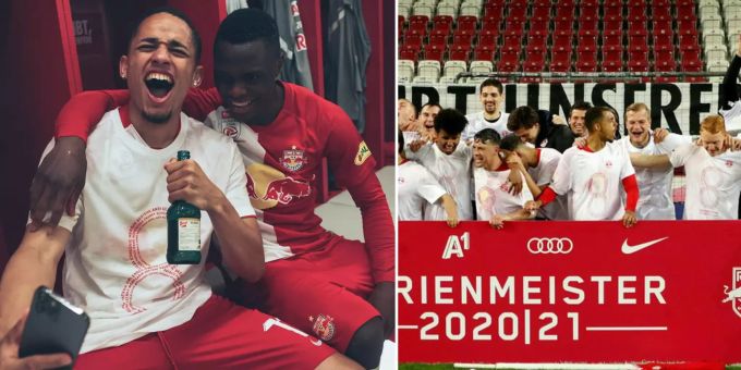 Zum zweiten Mal - Okafor feiert mit RB Salzburg Double in Österreich