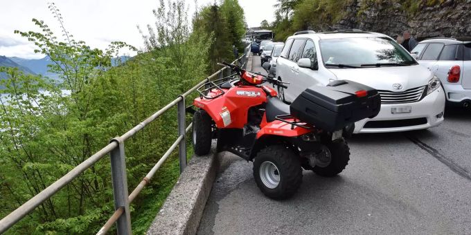 Unfall mit einem Quad in Emmetten NW. emmetten nw