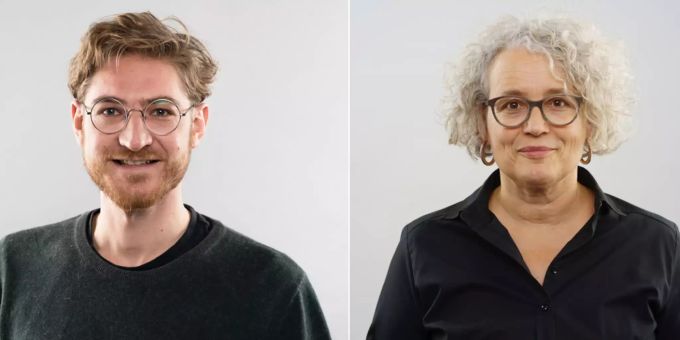 Ökonom Elias Steiner und Grossstadträtin Christa Wenger. Grüne Stadt Luzern
