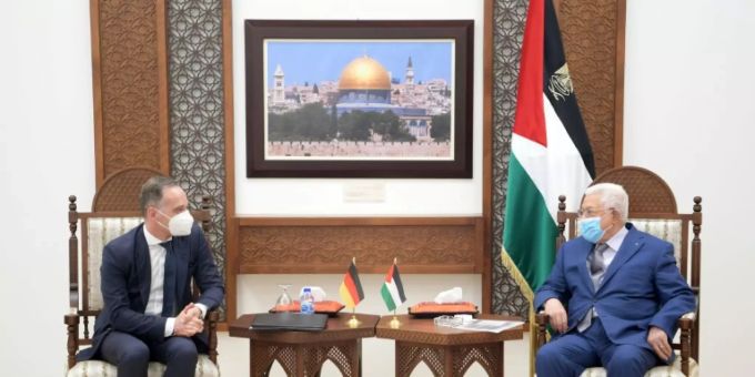 Maas und Abbas in Ramallah Maas und Abbas in Ramallah