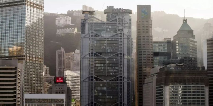 Bankenviertel in Hongkong