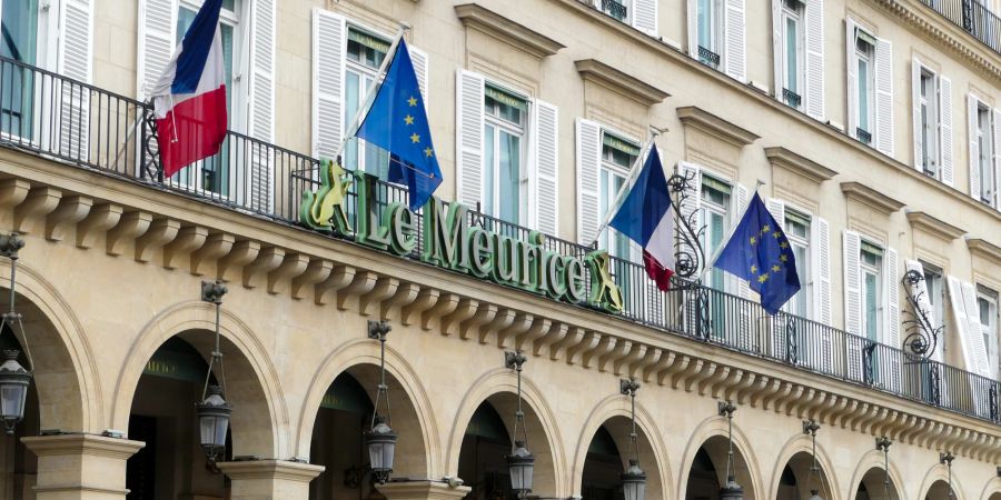 Das Le Meurice in Paris Fassade.