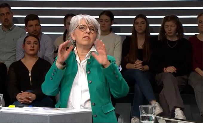 SP-Bundesrätin Elisabeth Baume-Schneider machte in der «Arena» klar, dass es ihr Auftrag sei «Arena»