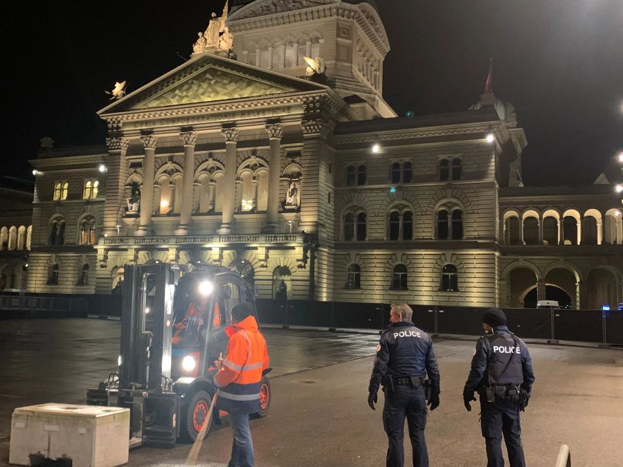 Auch für Medienschaffende bleibt das Bundeshaus am Montag ausnahmsweise gesperrt.