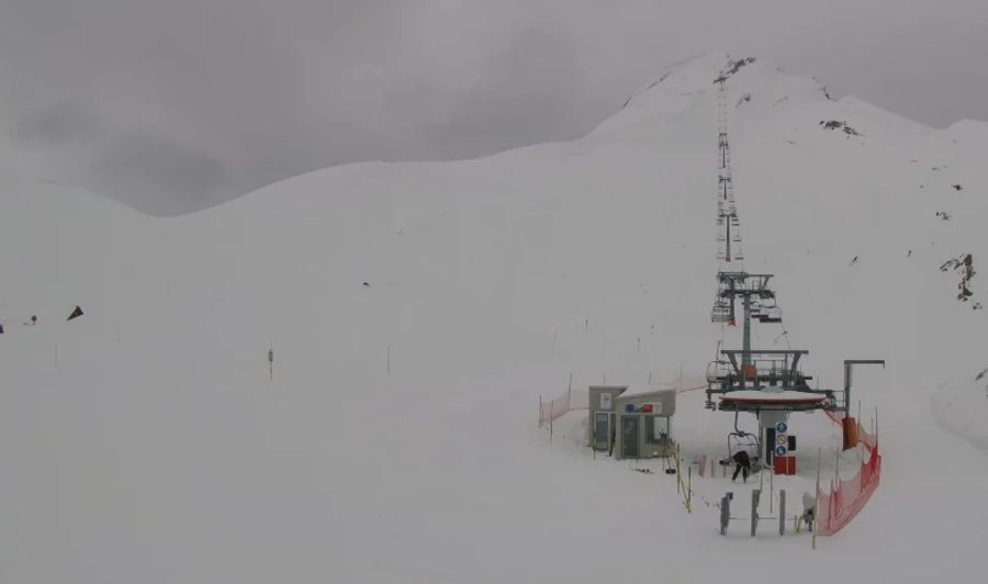 Beim Rothorn im Skigebiet Sörenberg LU hat es 20 Zentimeter Neuschnee gegeben.