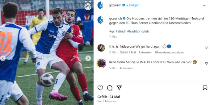 GC spielt zum Rückrundenauftakt zuhause gegen YB. GC