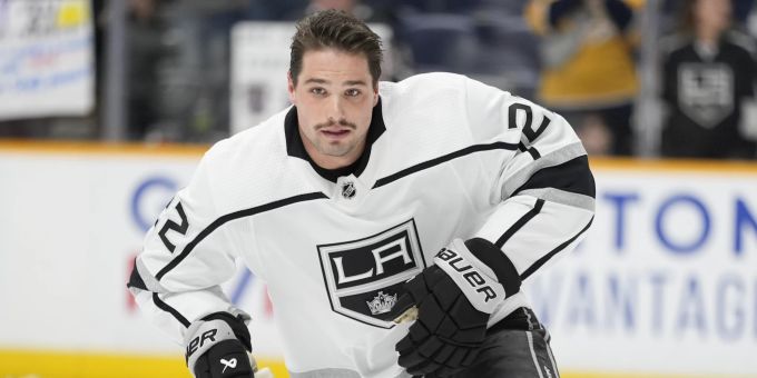Kevin Fiala vor dem Spiel seiner Los Angeles Kings gegen die Nashville Predators. NHL Kevin Fiala