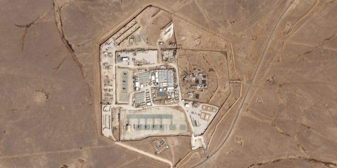 Jordanien US-Stützpunkt Luftbild