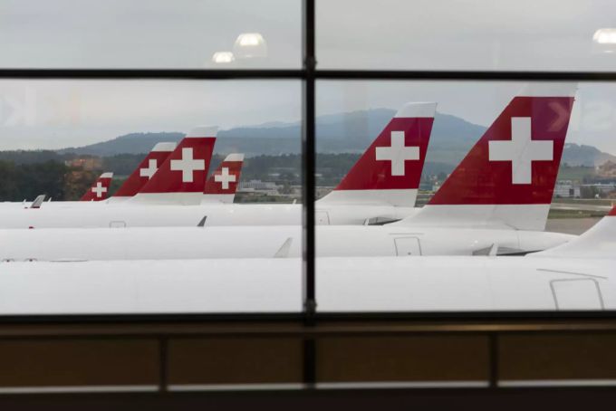 Während der Krise waren die Flugzeuge der Swiss schlecht ausgelastet.