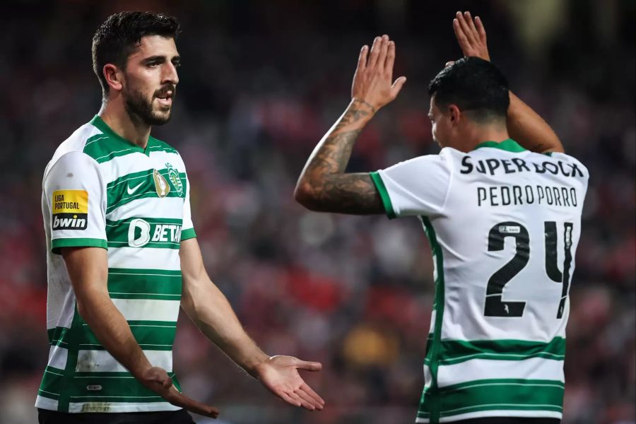 Sporting Lissabon ist portugiesischer Titelverteidiger und steht im Champions-League-Achtelfinal.