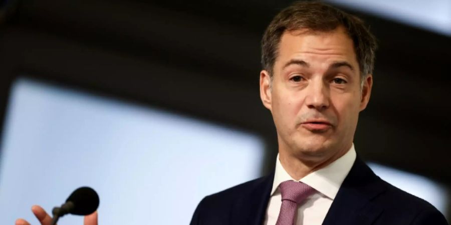 «Ich verstehe die Frustration» sagt Belgiens Regierungschef De Croo.