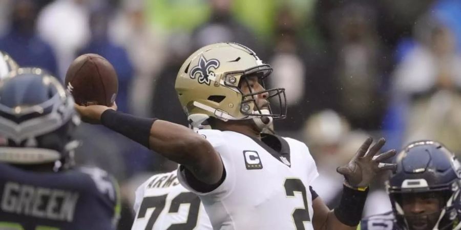 Die New Orleans Saints müssen bis Saisonende auf Quarterback Jameis Winston verzichten. Foto: Ted S. Warren/AP/dpa