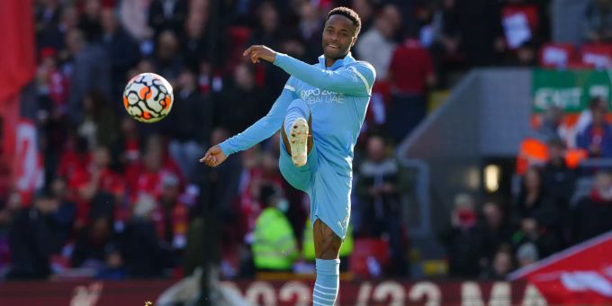 Angeblich soll Arsenal-Cheftrainer Mikel Arteta an einer Verpflichtung von Raheem Sterling interessiert sein. Raheem Sterling