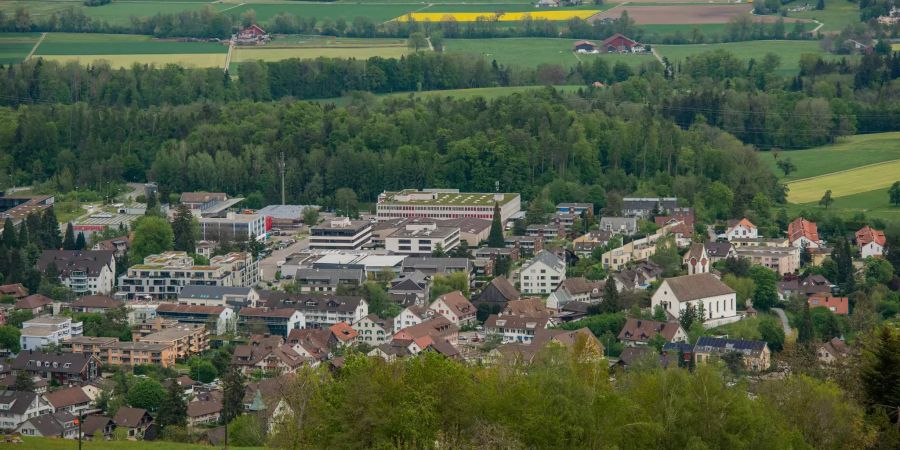 Blick auf Egg im Kanton Zürich.