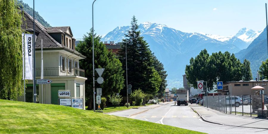 Das alte Verwaltungsgebäude in Visp.