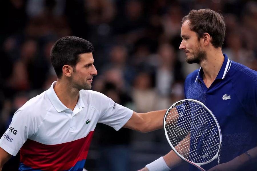 Daniil Medvedev Novak Djokovic