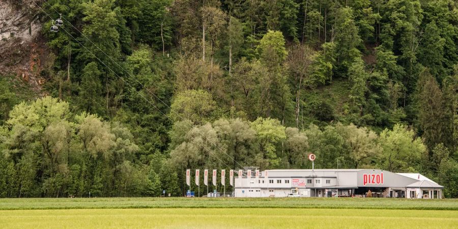 Die Bergbahn Pizol Bad Ragaz-Wangs.