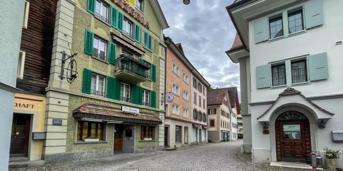 Altstadt von Flüelen. Altstadt von Flüelen.