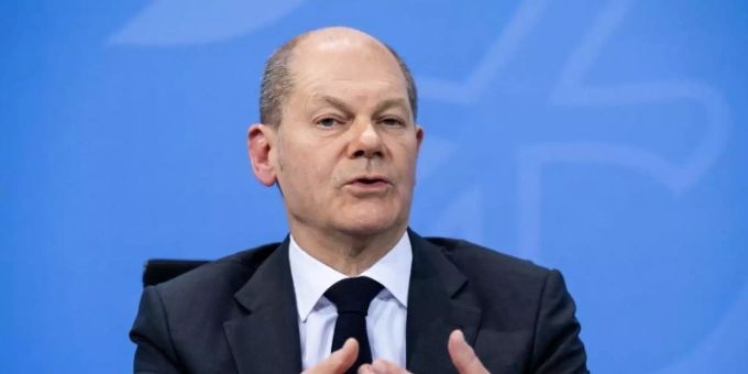 Bundeskanzler Olaf Scholz nach den Beratungen zur Corona-Pandemie. Foto: Bernd von Jutrczenka/dpa Pool/dpa Bundeskanzler Olaf Scholz nach den Beratungen zur Corona-Pandemie. Foto: Bernd von Jutrczenka/dpa Pool/dpa