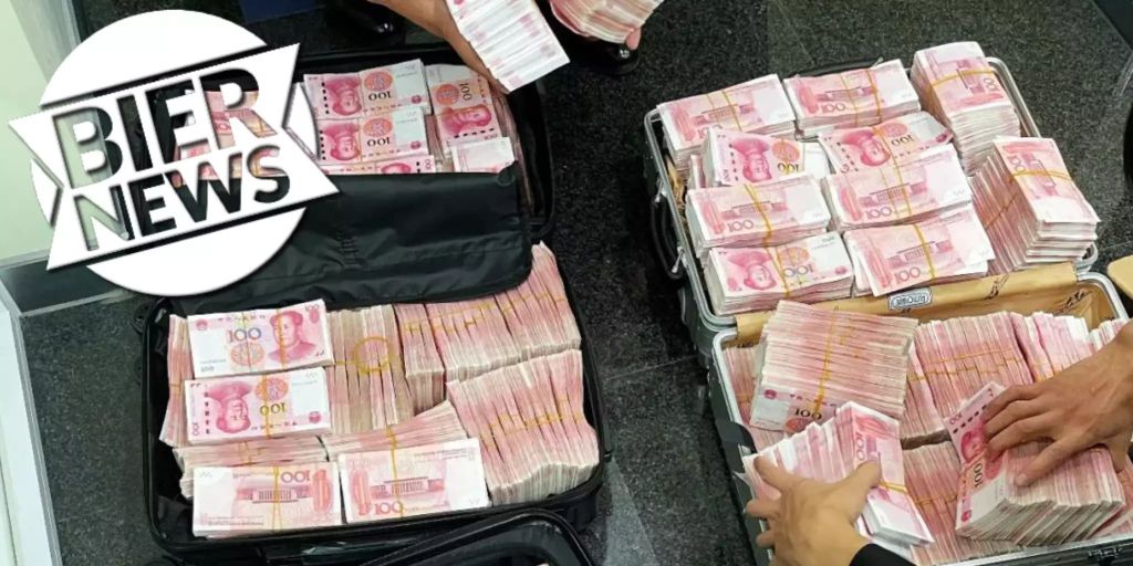 The Chinese are withdrawing mega sums – the bank has to count every note