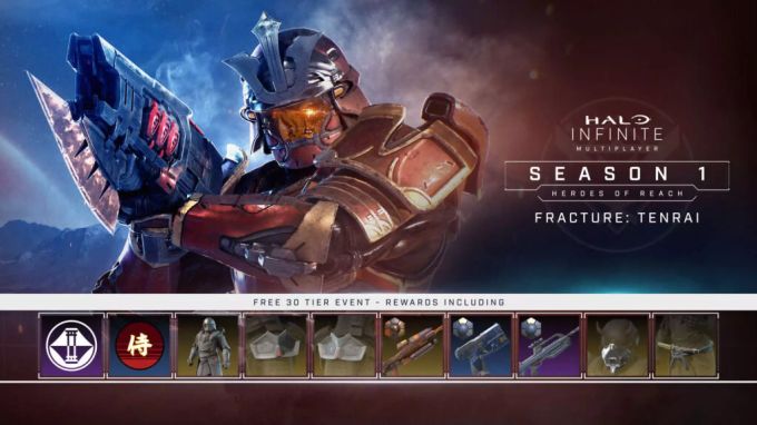 «Fracture: Tenrai» liefert im Multiplayer von Halo Infinite einige Goodies. halo infinite erstes Event