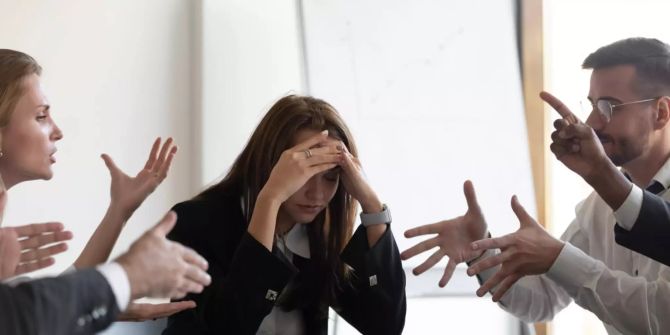 Stress Büro Kollegen Vorgesetzte